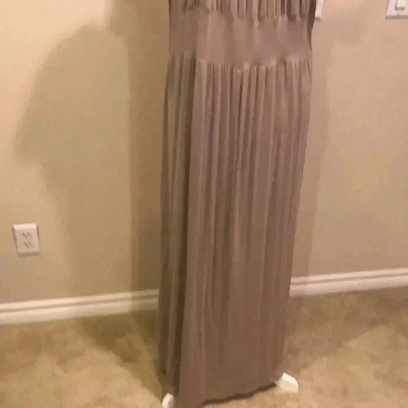Paper Doll Tan Bridgerton Maiden Style Maxi Dress w/Empire Waist-Size 3X - Picture 6 of 8